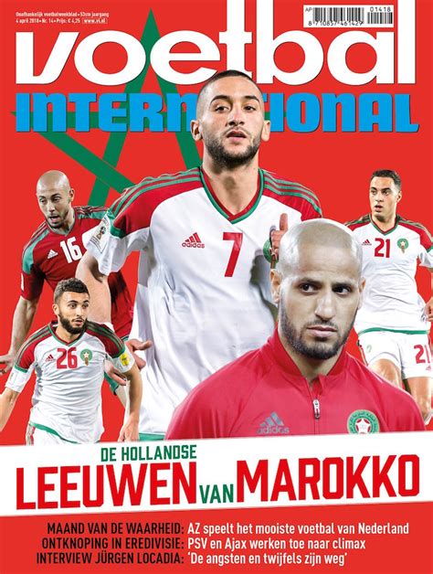 23 april dag van het kind 19 mei jeugd en sport dag 30. Hollandse leeuwen van Marokko op cover Voetbal ...
