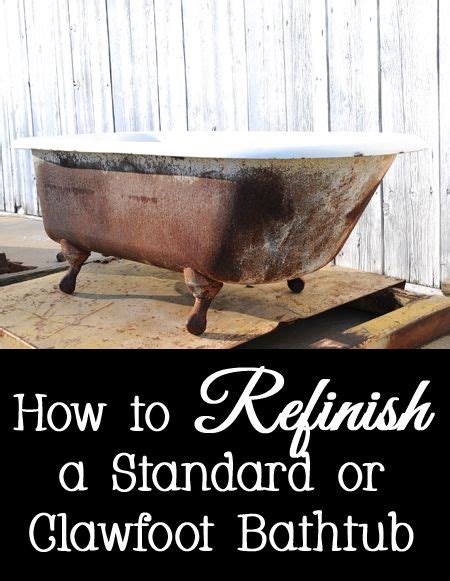 Read our guide to learn how much it costs to replace a bathtub, the different types of bathtub materials, and a whole lot more. How to Refinish a Bathtub in 2020 | Painting bathtub, Diy ...