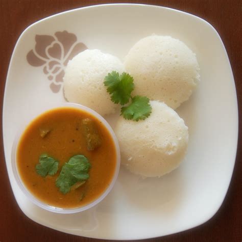 Idli Sambar Savoury Rice Cakes South Indian Food Currybliss