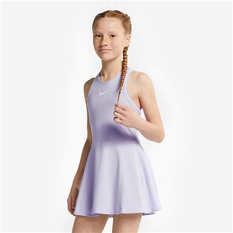 Nike Girls Court Dri Fit Dress Oxygen Purplewhite