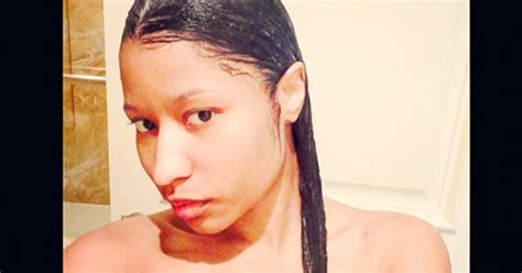 Nicki Minaj Goes Topless And Without Makeup In Shower Photos Us Weekly