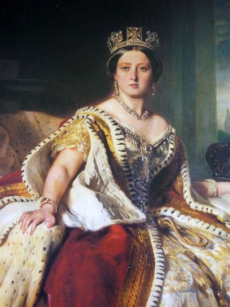 Queen Victoria In A Painting By Winterhalter In 1856 Wearing Her