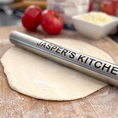 Pizza Rolling Pin Pasta Rolling Pin Personalize Raw Rutes