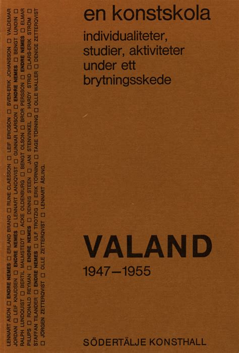 Södertälje Konsthall — Valand 1947 1955