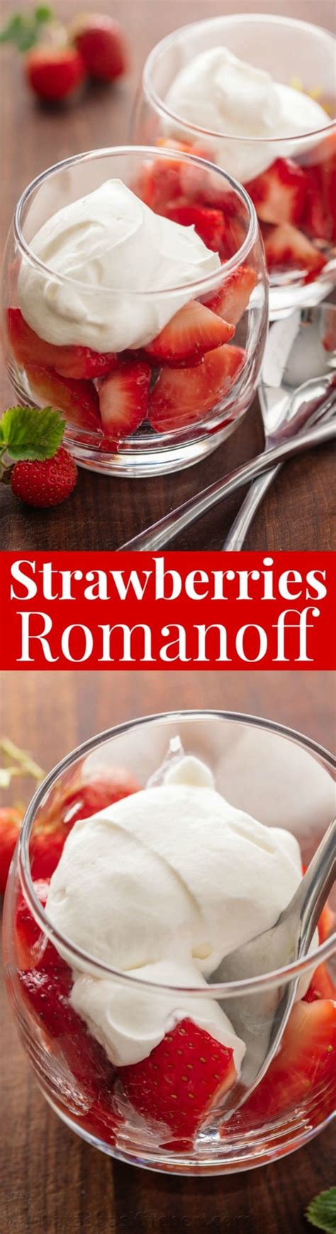 Strawberries Romanoff Recipe - NatashasKitchen.com