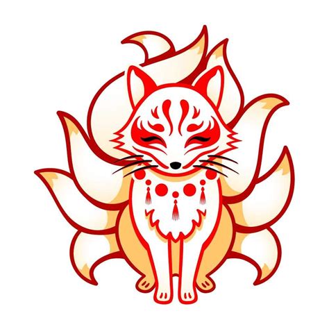 A Handsome Kitsune A 9 Tailed Fox Sometimes Tricky Spirits Sometimes