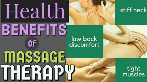 Health Benefits Of Massage Therapy By Doc Willie Ong Youtube
