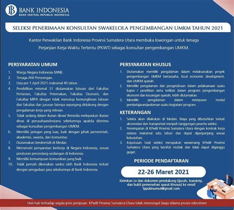 Memiliki latarbelakang pendidikan yang sesuai dan tepat dengan dunia kerja perbankkan dan struktur organisasi bank. Kriteria Kerja Di Bank - Berikut ini ini kriterianya dan wilayah yang buka lowongan kerja. - my ...