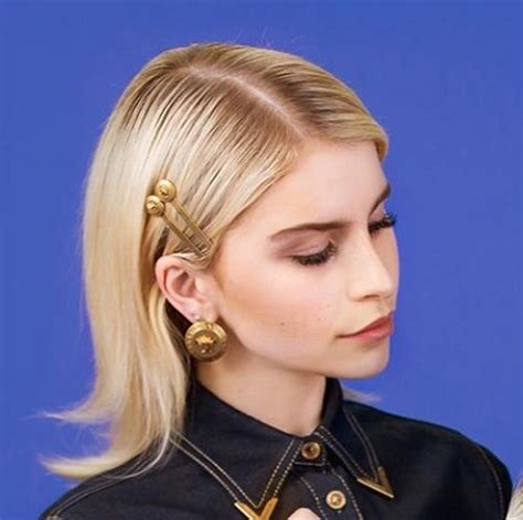 Versace Medusa Iconic Hair Clips Gold The Volte