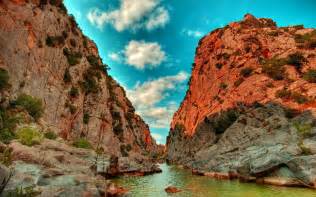 Canyon River Hd Wallpaper Background Image 2560x1600