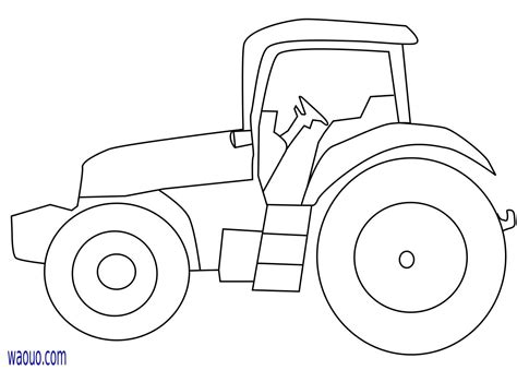 Tracteur ancien dessin tracteur avec fourche coloriage. Dessin Tracteur Ã Imprimer di 2020