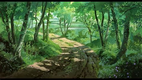 Anime Landscape Forest Anime Background