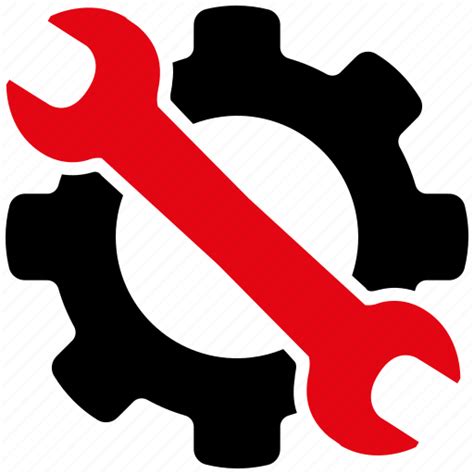 Work Engineering Equipment Gear Industry Repair Wrench Icon