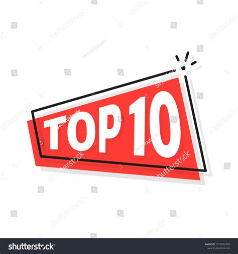 Top 10 Best Ten List On Stock Vector Royalty Free 1575052999