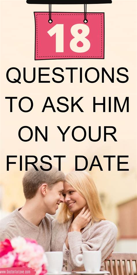 18 Important Questions to Ask a Guy on a First Date to Know Him Better