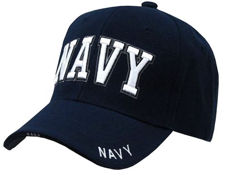 Us Navy Text Embroidered Military Baseball Cap Hat By Rapid Dominance
