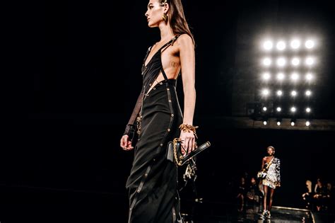 Versace Resurrects That Safety Pin Dress For Versus Line Telegraph