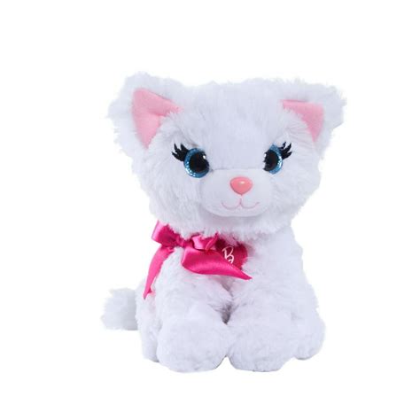 Barbie Pets Bean Plush White Cat