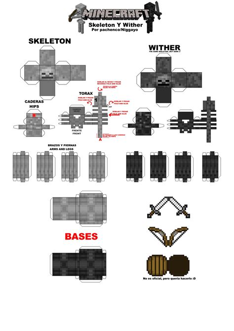 Printable Minecraft Papercraft Iron Golem Printable Papercrafts