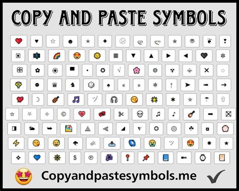 500 Cute Symbol Fonts Copy And Paste For Your Designs And Projects