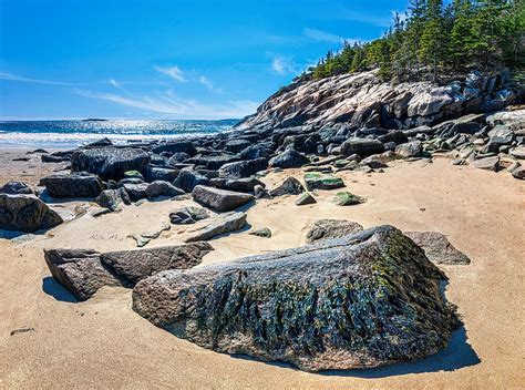 Sand Beach Acadia National Park Photograph By Paul Farr Fine Art