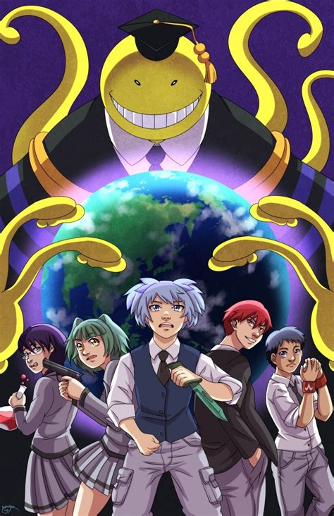 Assassination Classroom Anime Poster Print By Myartmylife On Etsy