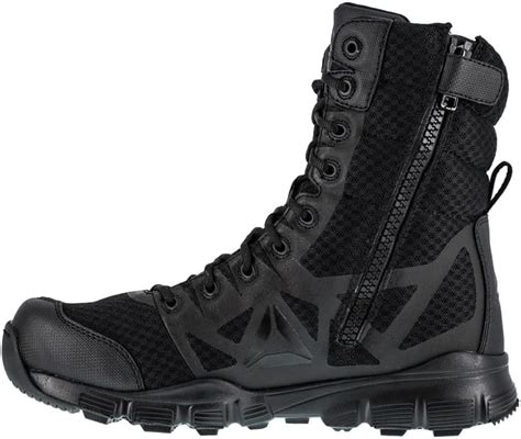 Reebok Mens Dauntless 8 Tactical Boots With Side Zip Amazonsg Fashion