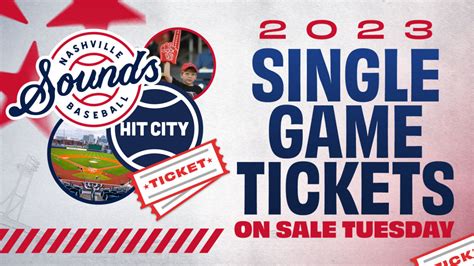 Nashville Sounds Single Game Tickets Will Be On Sale Tuesday