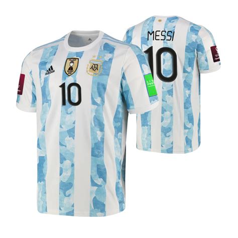 Lionel Messi Argentina 202223 World Cup Replica Jersey Jm Messi
