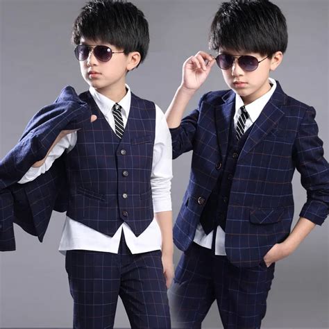 2016 New Children Suit Baby Boys Suits Kids Blazer Boys Formal Suit For