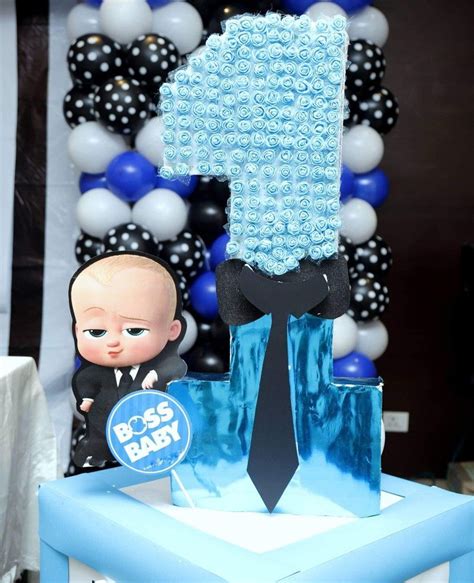 Speciality cakes and custom party planning. Boss baby party decor #babyboy1stbirthdayparty | Baby ...