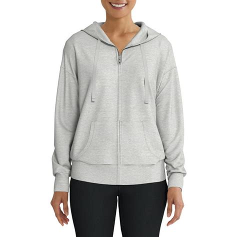 Time And Tru Time And Tru Womens Zip Up Hoodie