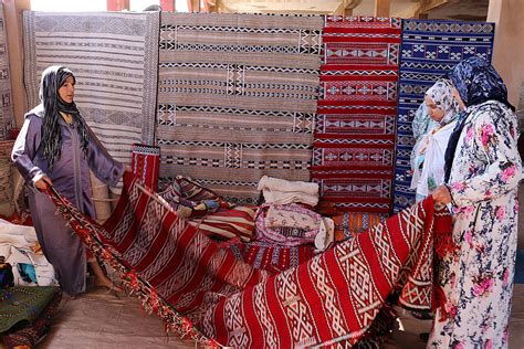 Women Reign Supreme At Moroccan Rug Market Below Atlas