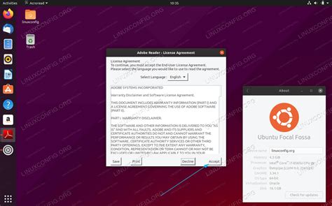 How To Install Adobe Acrobat Reader On Ubuntu Focal Fossa Linux Linux Tutorials Learn