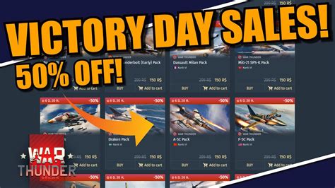 War Thunder Victory Day Store Sales Are Here And More Youtube