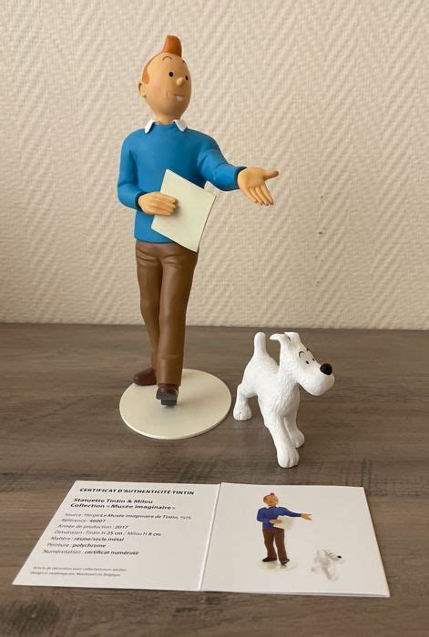 Tintin Statuette Moulinsart 46007 Tintin And Milou Le Catawiki
