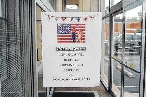 How to make a closed for labor day sign? Offices closing for Labor Day | Newberry Observer