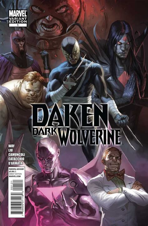 Daken Dark Wolverine 1 Variant By Marko Djurdjevic Comic Book
