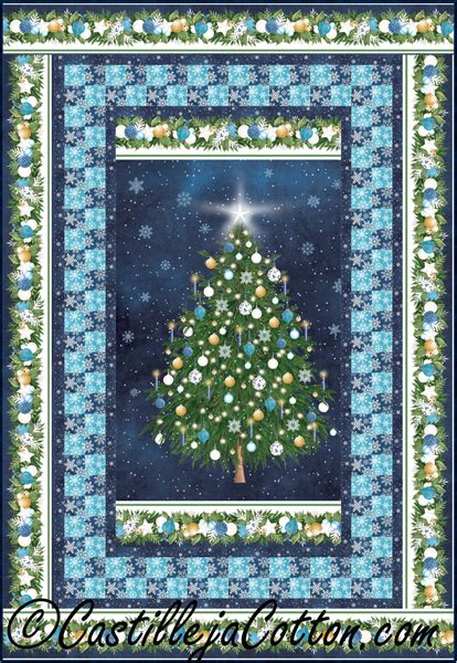 Snowy Christmas Quilt Pattern Cjc 49113 Advanced Beginner Lap