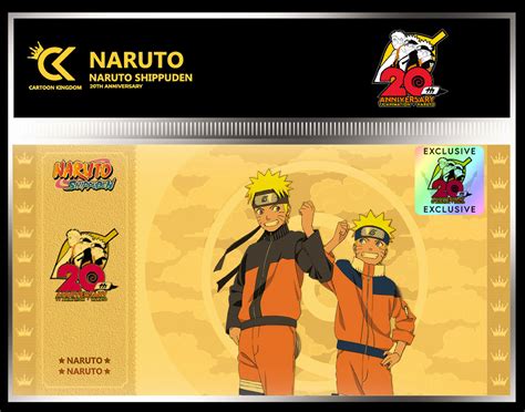 Naruto Shippuden Naruto Golden Ticket 20th Anniversary