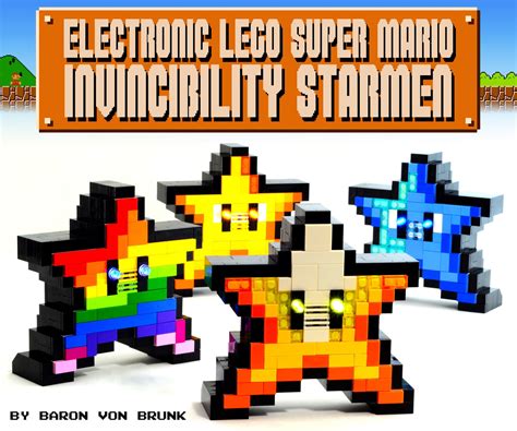 Electronic Lego Super Mario Starman 5 Steps With