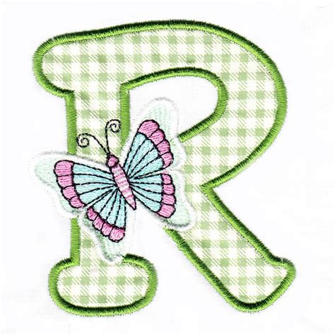 Applique Butterfly Alphabet R All Sew Crafty Butterfly Photo