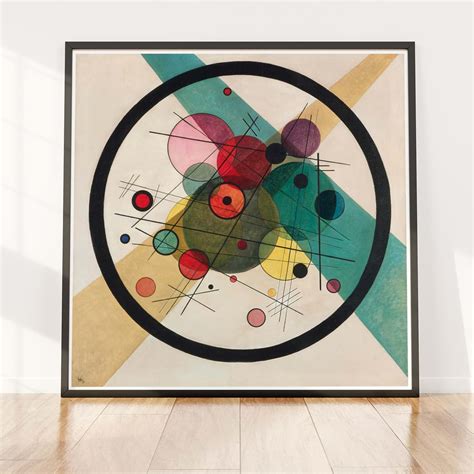 Wassily Kandinsky Circles In A Circle 1923 Bauhaus Movement