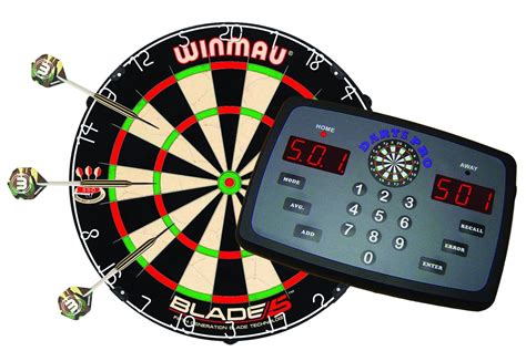 Electronic Dart Scorer Darts Pro Bundle Blade 6 Dartboard Dart Set