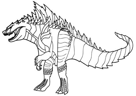 Godzilla coloring pages | Coloring pages to download and print