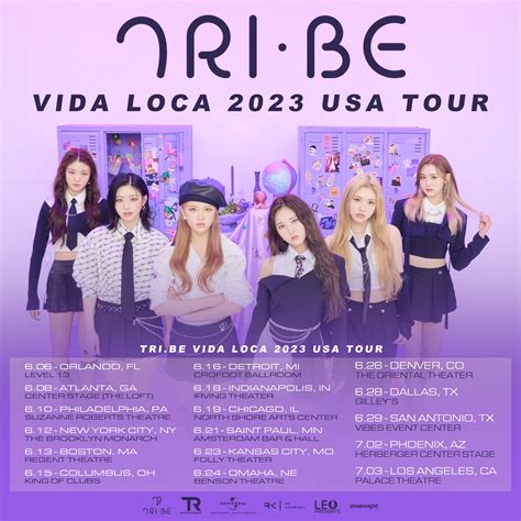2023 Tribe Vida Loca Usa Tour Ticket Details Kpopmap