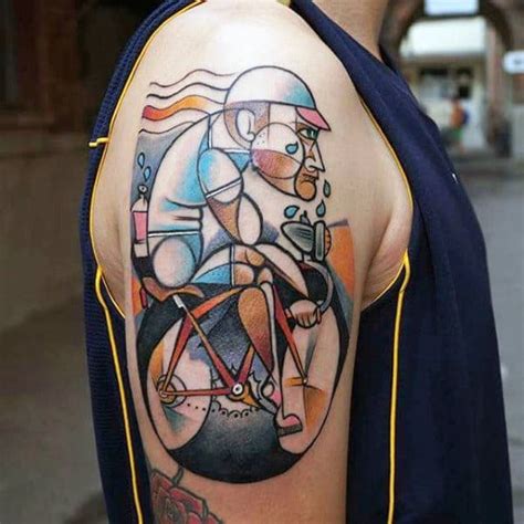 70 Bicycle Tattoo Designs For Men Masculine Cycling Ideas
