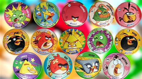Coleccion Completa Tazos Caps Angry Birds Vual Sorpresa Youtube