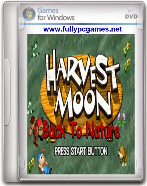 Harvest Moon Back To Nature Game Computer Game Quest