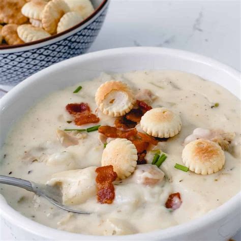 Boston Clam Chowder Is A Rich And Creamy Soup Featuring Tender Clams